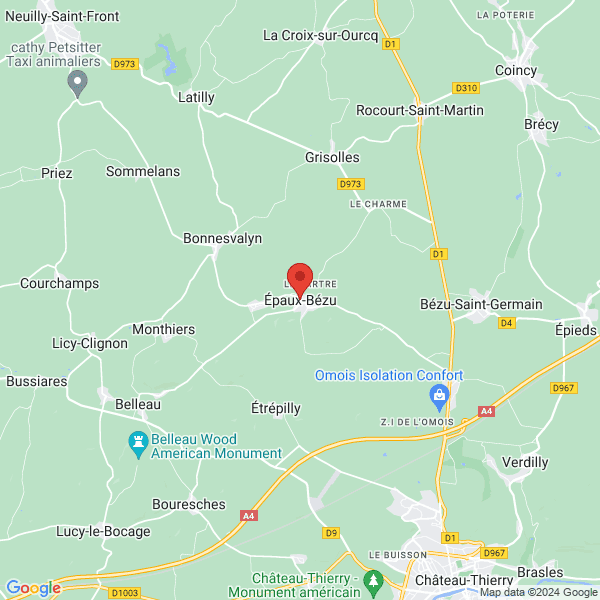 Épaux-Bézu - Google map